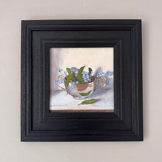 Forget-me-nots in Little Silver Vessel