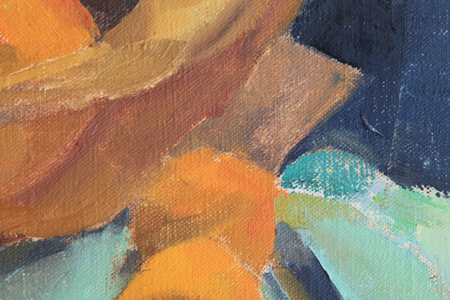 Apricots on a Green plate