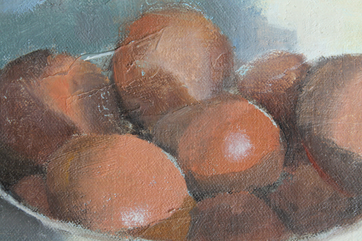 Bowl of Eggs, Blue Shadow
