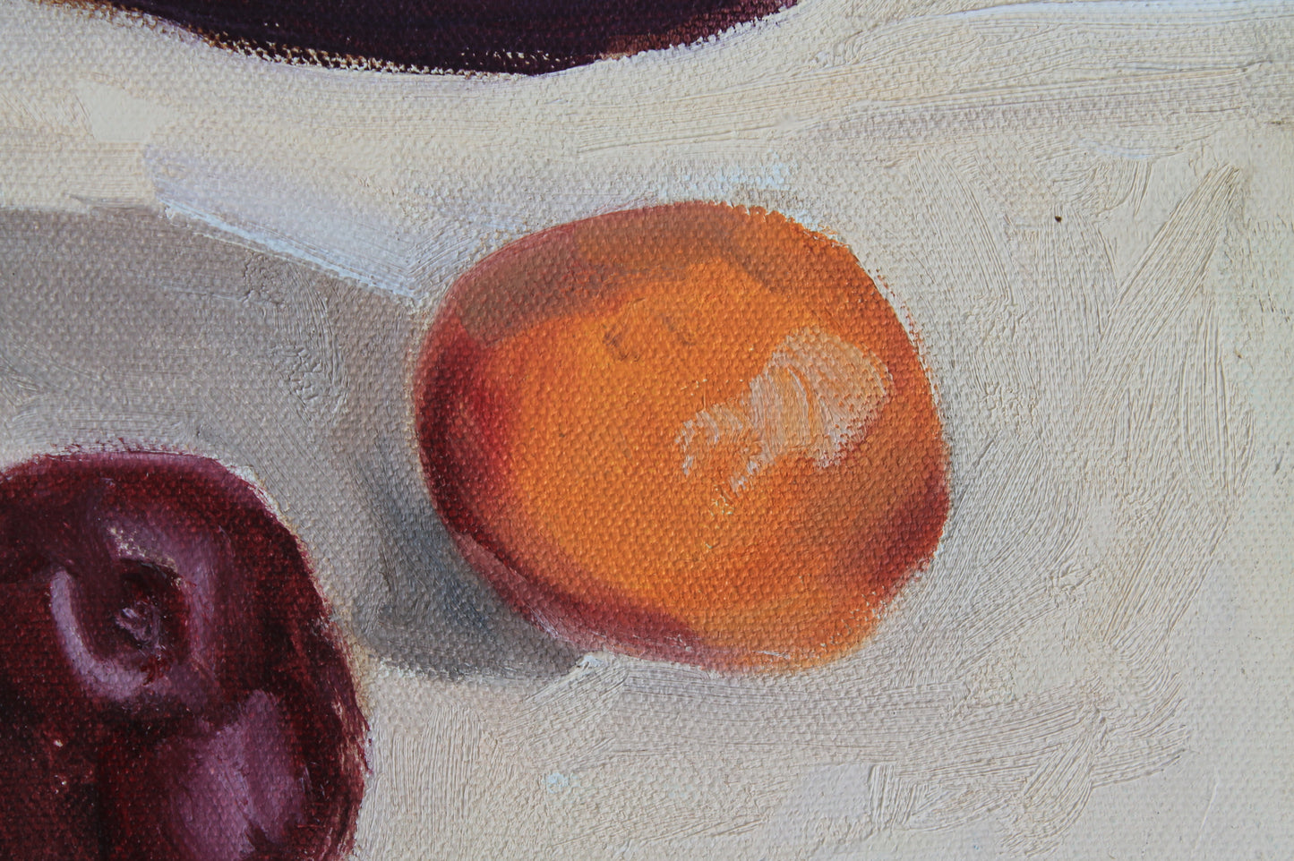 Amethyst water jug and fruit